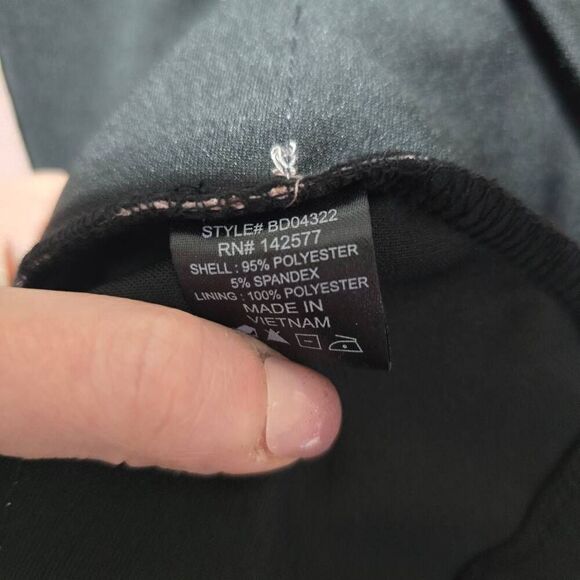 Blashe Pink and Black Corset Lace Mini Dress - Picture 5 of 5